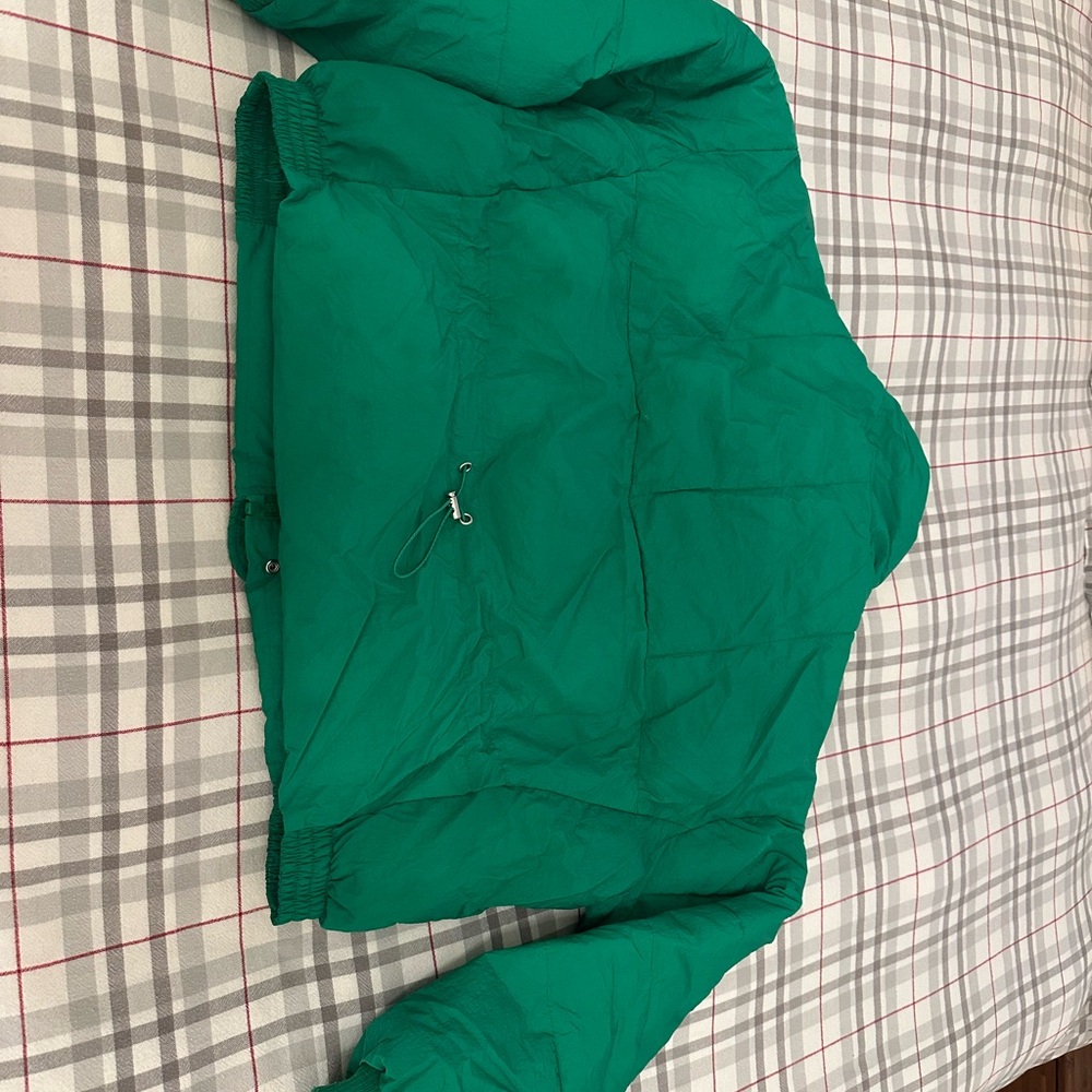 Free People Green Puffer Jacket - Picture 7 of 14